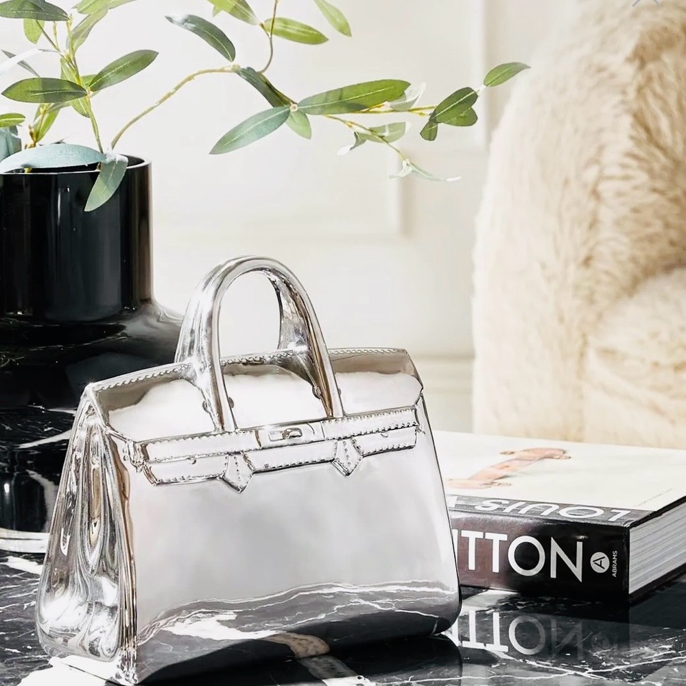 Elegant Design Silver Coin Handbag